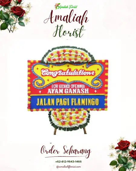 Sewa Papan Bunga Morodemak